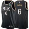 Black_City Travis Hansen Hawks #6 Twill Basketball Jersey FREE SHIPPING