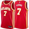 Torch_Red Warren Perkins Hawks #7 Twill Basketball Jersey FREE SHIPPING