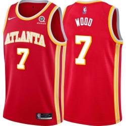 Torch_Red Al Wood Hawks #7 Twill Basketball Jersey FREE SHIPPING