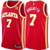 Torch_Red Tom Gugliotta Hawks #7 Twill Basketball Jersey FREE SHIPPING