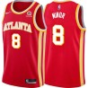 Torch_Red Dave Minor Hawks #8 Twill Basketball Jersey FREE SHIPPING