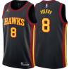 Black Alexander Volkov Hawks #8 Twill Basketball Jersey FREE SHIPPING