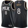 Black_City Jordan Sibert Hawks #8 Twill Basketball Jersey FREE SHIPPING