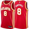 Torch_Red Isaac Humphries Hawks #8 Twill Basketball Jersey FREE SHIPPING