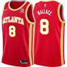 Torch_Red Tyrone Wallace Hawks #8 Twill Basketball Jersey FREE SHIPPING