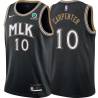 Black_City Bob Carpenter Hawks #10 Twill Basketball Jersey FREE SHIPPING