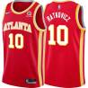 Torch_Red George Ratkovicz Hawks #10 Twill Basketball Jersey FREE SHIPPING