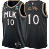 Black_City Win Wilfong Hawks #10 Twill Basketball Jersey FREE SHIPPING