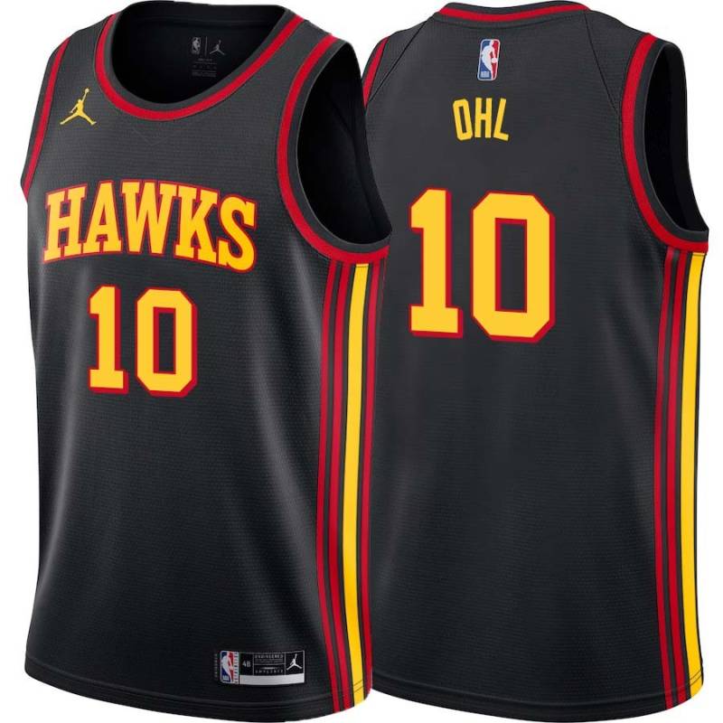 Black Don Ohl Hawks #10 Twill Basketball Jersey FREE SHIPPING