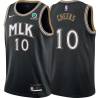 Black_City Maurice Cheeks Hawks #10 Twill Basketball Jersey FREE SHIPPING