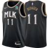 Black_City Ron Behagen Hawks #11 Twill Basketball Jersey FREE SHIPPING