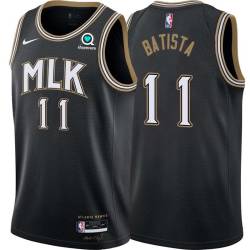 Black_City Esteban Batista Hawks #11 Twill Basketball Jersey FREE SHIPPING