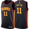 Black Tiago Splitter Hawks #11 Twill Basketball Jersey FREE SHIPPING