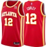 Torch_Red Ray Corley Hawks #12 Twill Basketball Jersey FREE SHIPPING