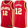 Torch_Red Tom Workman Hawks #12 Twill Basketball Jersey FREE SHIPPING