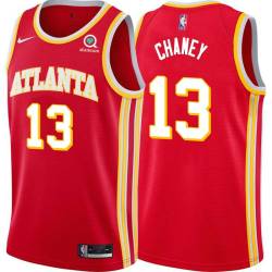 Torch_Red John Chaney Hawks #13 Twill Basketball Jersey FREE SHIPPING