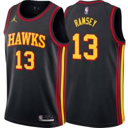 Black Cal Ramsey Hawks #13 Twill Basketball Jersey FREE SHIPPING