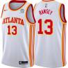 White Cal Ramsey Hawks #13 Twill Basketball Jersey FREE SHIPPING