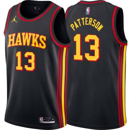 Black Lamar Patterson Hawks #13 Twill Basketball Jersey FREE SHIPPING