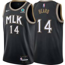 Black_City Butch Beard Hawks #14 Twill Basketball Jersey FREE SHIPPING