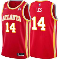 Torch_Red Jim Les Hawks #14 Twill Basketball Jersey FREE SHIPPING