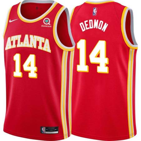 Torch_Red Dewayne Dedmon Hawks #14 Twill Basketball Jersey FREE SHIPPING