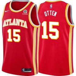 Torch_Red Don Otten Hawks #15 Twill Basketball Jersey FREE SHIPPING