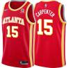 Torch_Red Bob Carpenter Hawks #15 Twill Basketball Jersey FREE SHIPPING