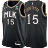 Black_City Bob Carpenter Hawks #15 Twill Basketball Jersey FREE SHIPPING