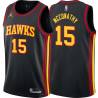 Black John McConathy Hawks #15 Twill Basketball Jersey FREE SHIPPING