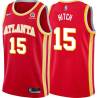 Torch_Red Lew Hitch Hawks #15 Twill Basketball Jersey FREE SHIPPING