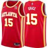 Torch_Red Ricky Grace Hawks #15 Twill Basketball Jersey FREE SHIPPING