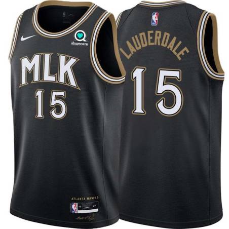 Black_City Priest Lauderdale Hawks #15 Twill Basketball Jersey FREE SHIPPING