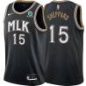 Black_City Jeff Sheppard Hawks #15 Twill Basketball Jersey FREE SHIPPING