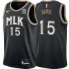 Black_City Emanual Davis Hawks #15 Twill Basketball Jersey FREE SHIPPING