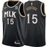 Black_City Al Horford Hawks #15 Twill Basketball Jersey FREE SHIPPING