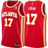 Torch_Red John Logan Hawks #17 Twill Basketball Jersey FREE SHIPPING