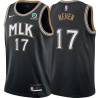 Black_City Dick Mehen Hawks #17 Twill Basketball Jersey FREE SHIPPING