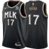 Black_City Cliff Hagan Hawks #17 Twill Basketball Jersey FREE SHIPPING