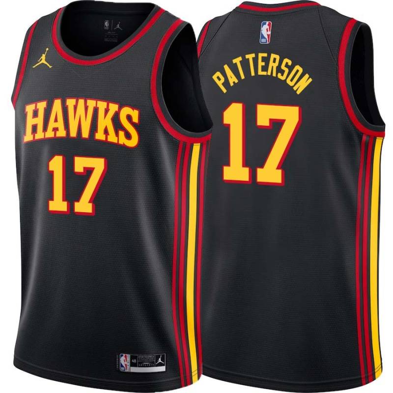 Black Worthy Patterson Hawks #17 Twill Basketball Jersey FREE SHIPPING