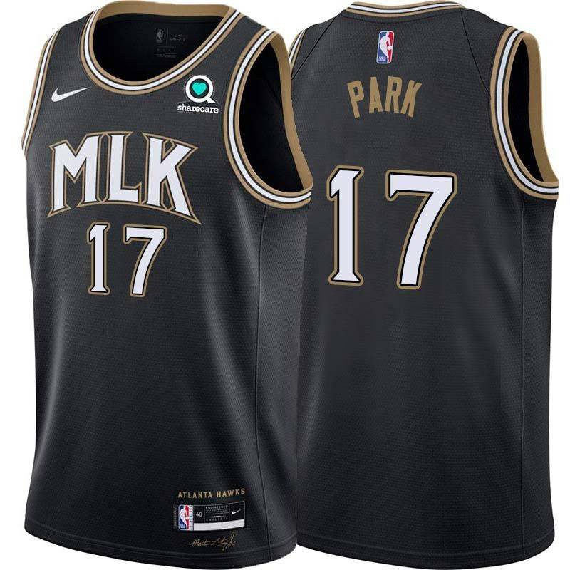 Black_City Med Park Hawks #17 Twill Basketball Jersey FREE SHIPPING