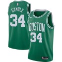 Kevin Gamble Twill Basketball Jersey -Celtics #34 Gamble Twill Jerseys, FREE SHIPPING