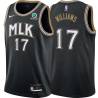 Black_City Brandon Williams Hawks #17 Twill Basketball Jersey FREE SHIPPING