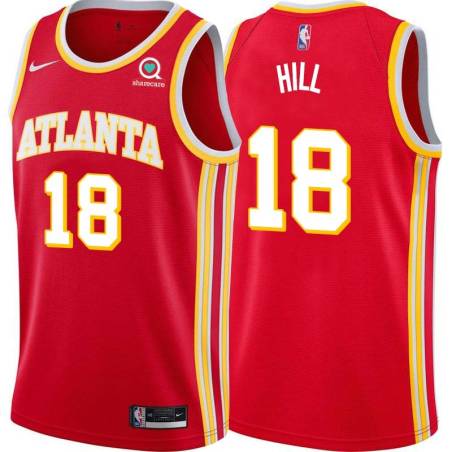 Torch_Red Solomon Hill Hawks #18 Twill Basketball Jersey FREE SHIPPING