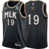 Black_City Pape Sy Hawks #19 Twill Basketball Jersey FREE SHIPPING