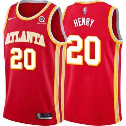 Torch_Red Bill Henry Hawks #20 Twill Basketball Jersey FREE SHIPPING