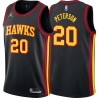 Black Ed Peterson Hawks #20 Twill Basketball Jersey FREE SHIPPING