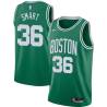 Green Marcus Smart Twill Basketball Jersey -Celtics #36 Smart Twill Jerseys, FREE SHIPPING