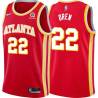 Torch_Red John Drew Hawks #22 Twill Basketball Jersey FREE SHIPPING