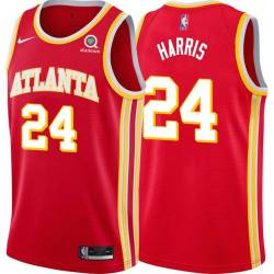 Torch_Red Chris Harris Hawks #24 Twill Basketball Jersey FREE SHIPPING